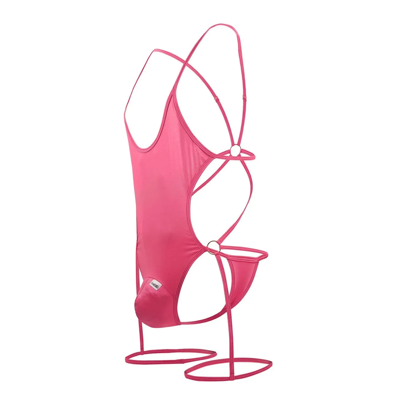 Bekleidung_Candyman_Herrenunterwäsche CandyMan 99697 Strumpfhalter-Bodysuit Farbe Rosa