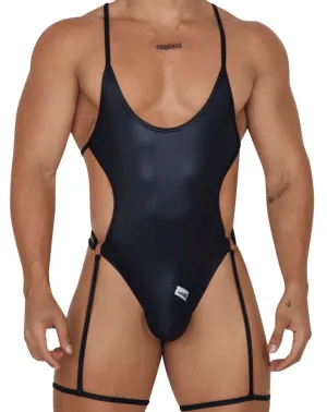 Bekleidung_Candyman_Herrenunterwäsche Candyman 99697 Strumpfhalter-Body Pink
