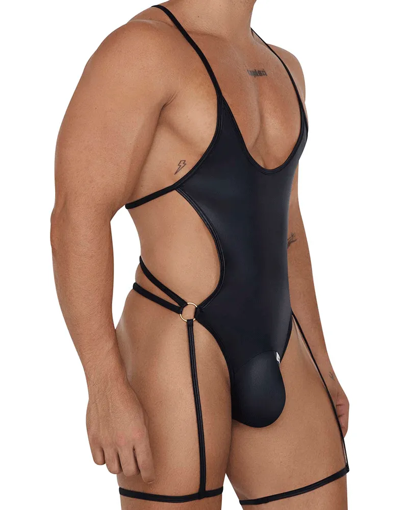 Bekleidung_Candyman_Herrenunterwäsche Candyman 99697 Strumpfhalter-Body Pink