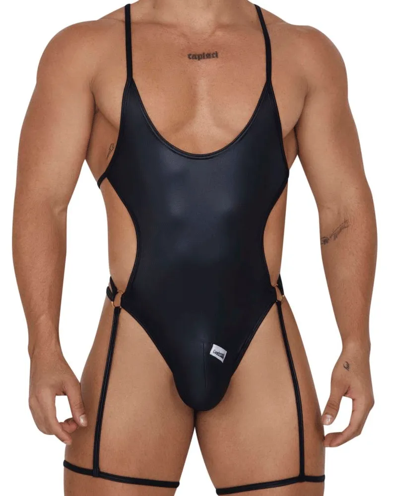 Bekleidung_Candyman_Herrenunterwäsche Candyman 99697 Strumpfhalter-Body Pink
