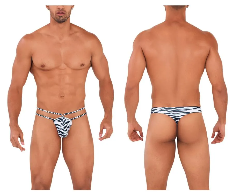 Bekleidung_Candyman_Herrenunterwäsche CandyMan 99712 Safari-Tangas Farbe Zebra-Print