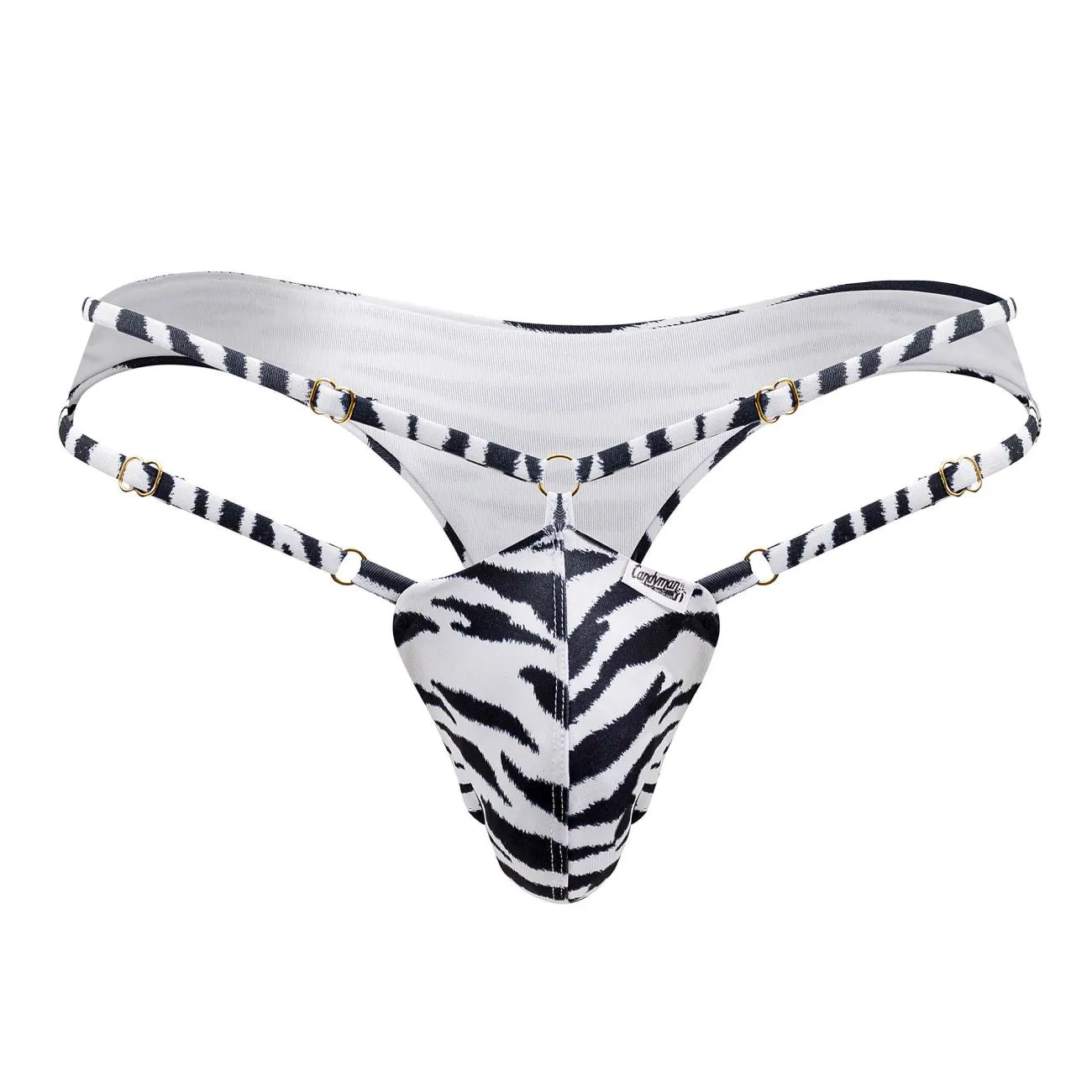 Bekleidung_Candyman_Herrenunterwäsche CandyMan 99712 Safari-Tangas Farbe Zebra-Print