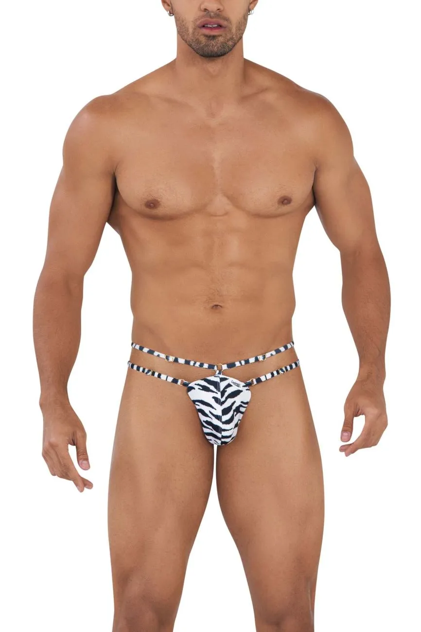 Bekleidung_Candyman_Herrenunterwäsche CandyMan 99712 Safari-Tangas Farbe Zebra-Print