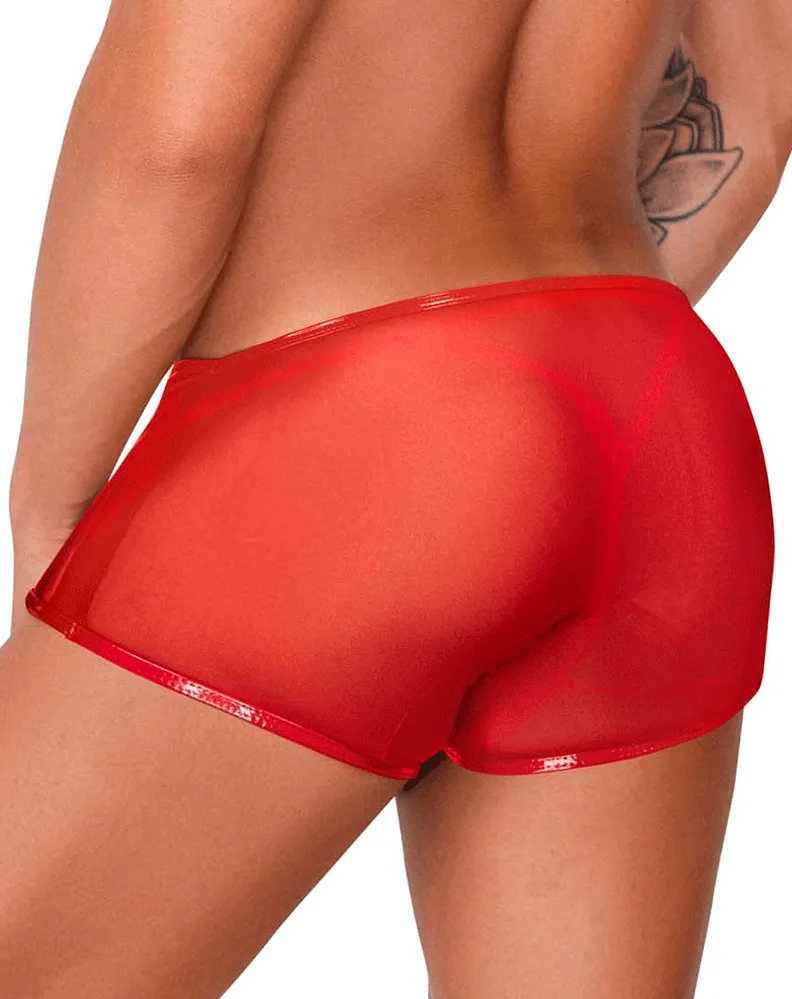 Bekleidung_Candyman_Herrenunterwäsche Candyman 99737 Mesh Slips Rot