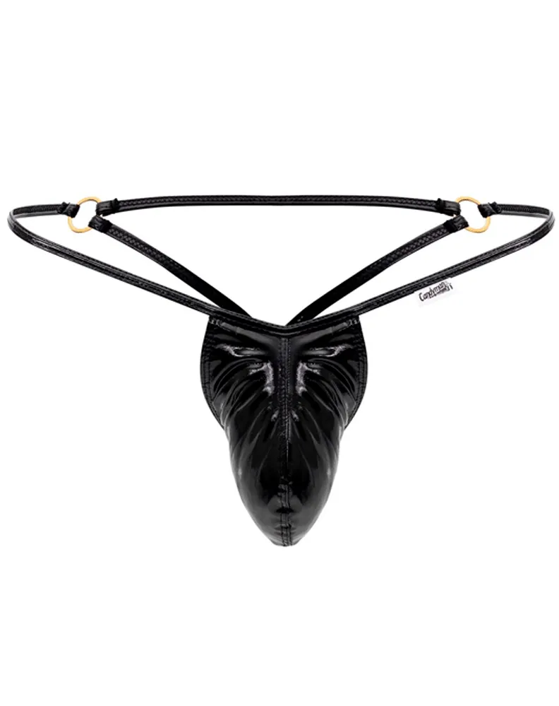 Bekleidung_Candyman_Herrenunterwäsche Candyman 99738 Glanz-G-String Schwarz
