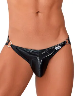 Bekleidung_Candyman_Herrenunterwäsche Candyman 99741 Glänzender Jockstrap Schwarz