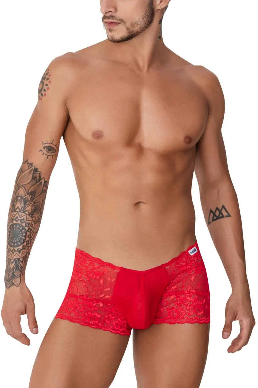 Bekleidung_Candyman_Herrenunterwäsche CandyMan 99745 Spitzenhosen Farbe Rot
