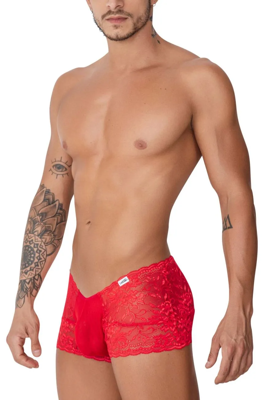 Bekleidung_Candyman_Herrenunterwäsche CandyMan 99745 Spitzenhosen Farbe Rot