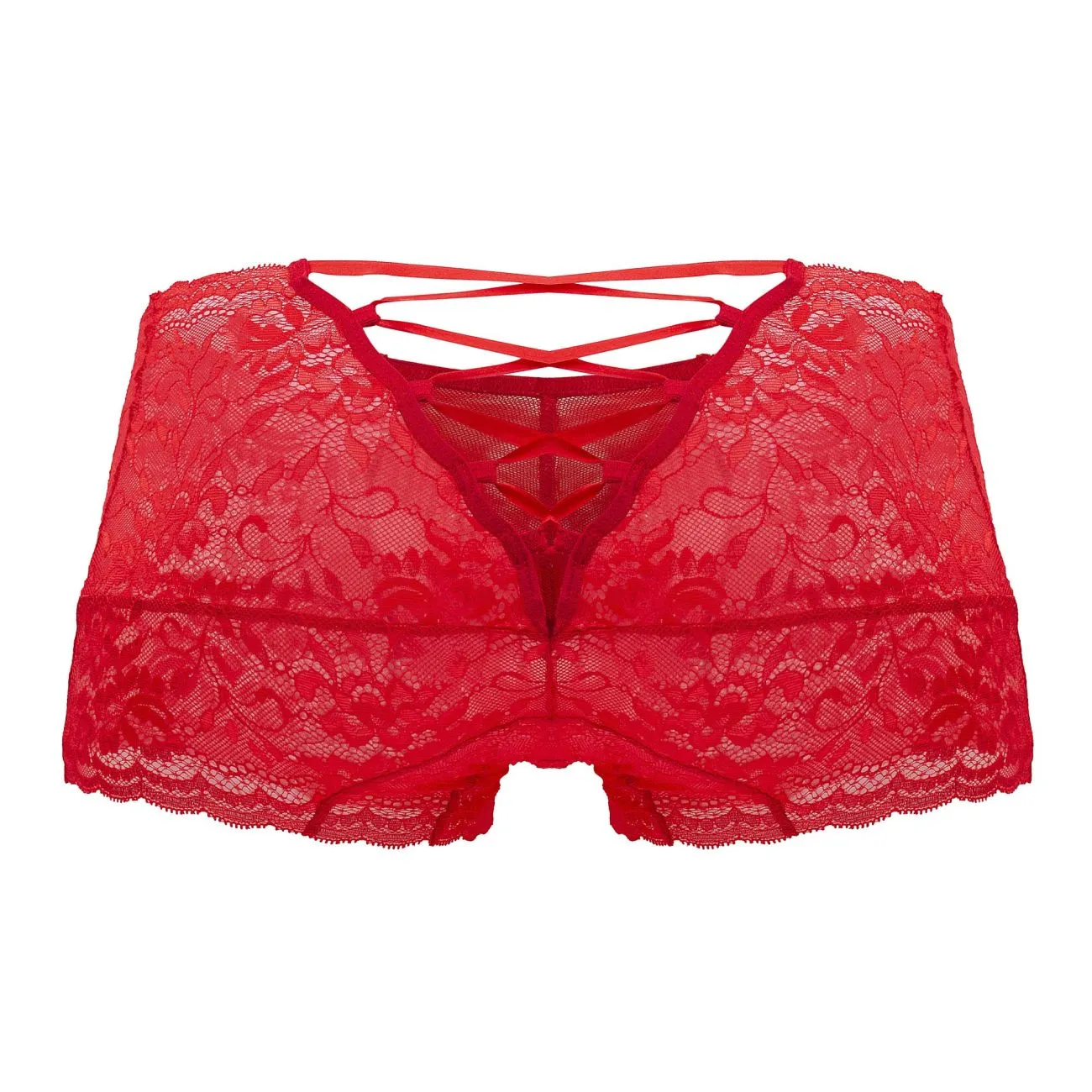 Bekleidung_Candyman_Herrenunterwäsche CandyMan 99745 Spitzenhosen Farbe Rot