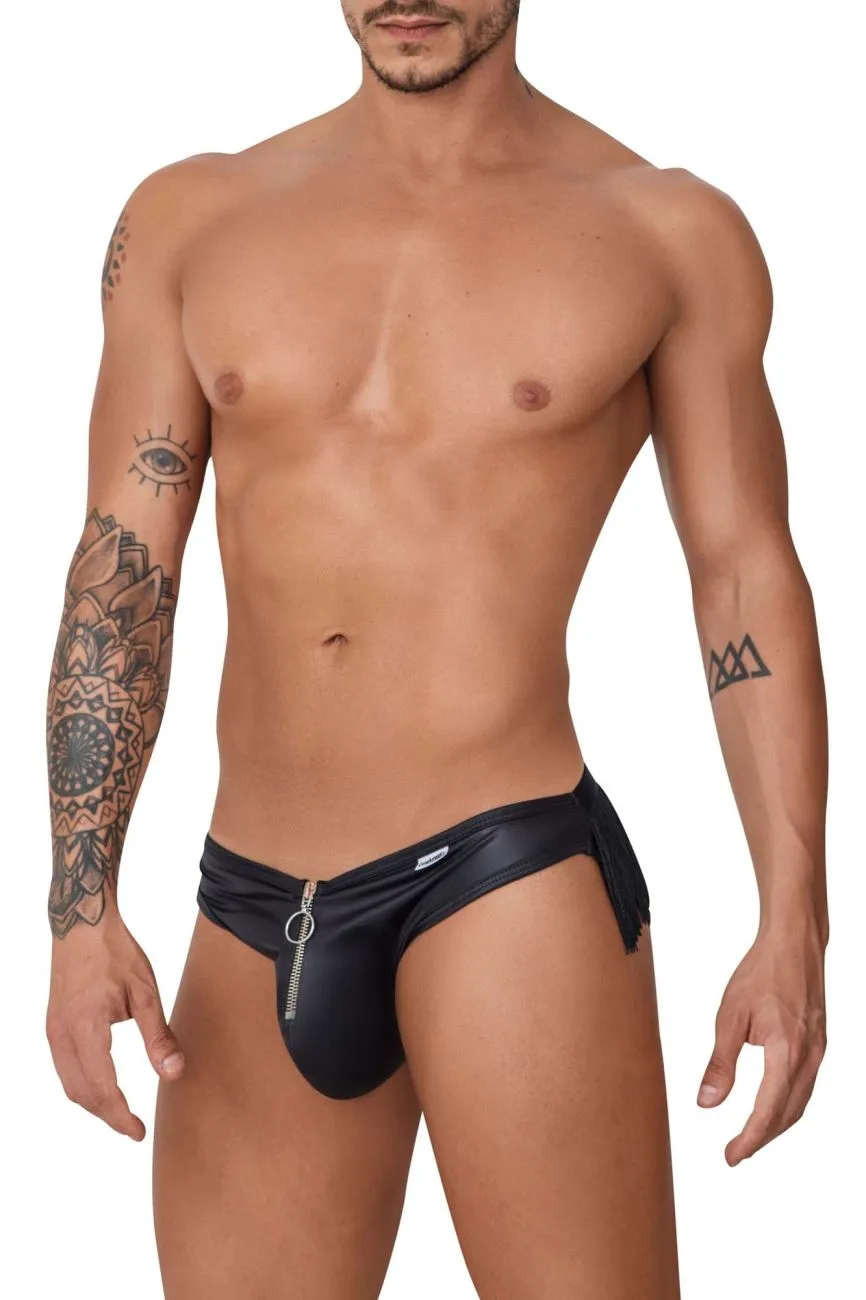 Bekleidung_Candyman_Herrenunterwäsche CandyMan 99753 Fransen-Jockstrap Farbe Schwarz