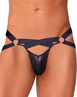 Bekleidung_Candyman_Herrenunterwäsche Candyman 99761 Jockstrap G-String Schwarz