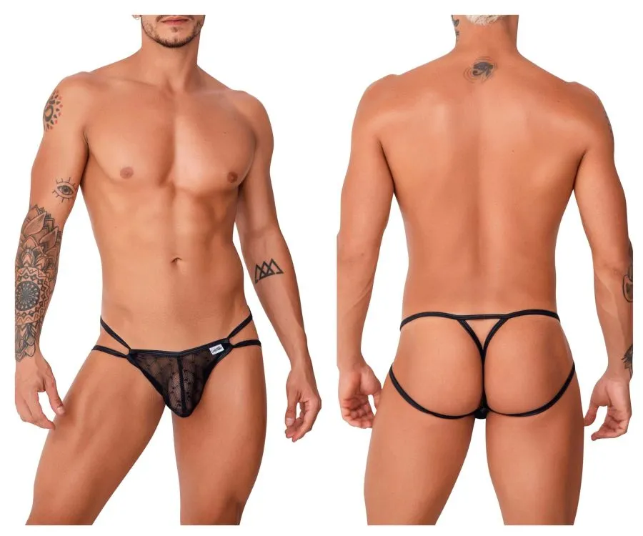 Bekleidung_Candyman_Herrenunterwäsche CandyMan 99762 Jockstrap G-String Farbe Schwarz