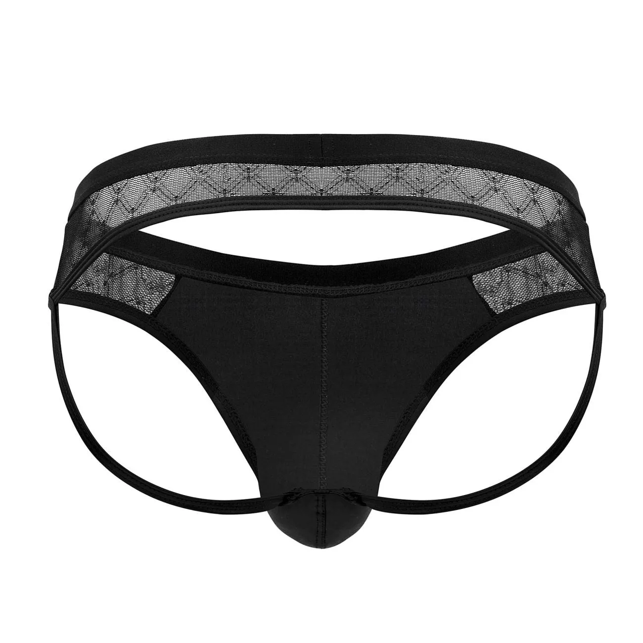 Bekleidung_Candyman_Herrenunterwäsche CandyMan 99763 Spitzen-Jockstrap Farbe Schwarz
