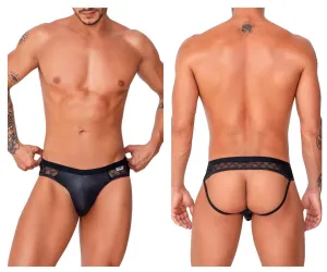 Bekleidung_Candyman_Herrenunterwäsche CandyMan 99763 Spitzen-Jockstrap Farbe Schwarz