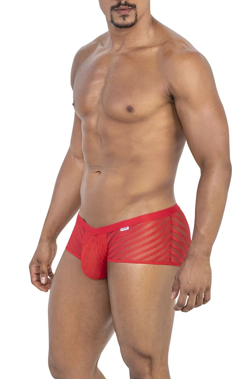 Bekleidung_Candyman_Herrenunterwäsche CandyMan 99790 Mesh Slips Farbe Rot