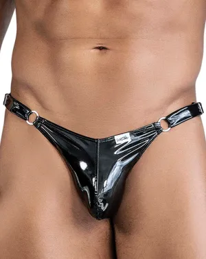 Bekleidung_Candyman_Herrenunterwäsche Candyman 99819 Dom Tangas Glänzend Schwarz