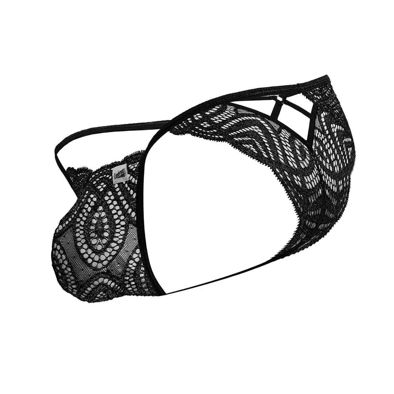 Bekleidung_Candyman_Herrenunterwäsche CandyMan 99829 Spitzen-Tanga Farbe Schwarz