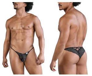 Bekleidung_Candyman_Herrenunterwäsche CandyMan 99829 Spitzen-Tanga Farbe Schwarz