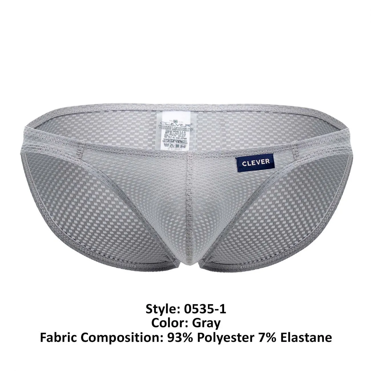Clever Herrenunterwäsche Clever 0535-1 Kroma Bikini Farbe Grau