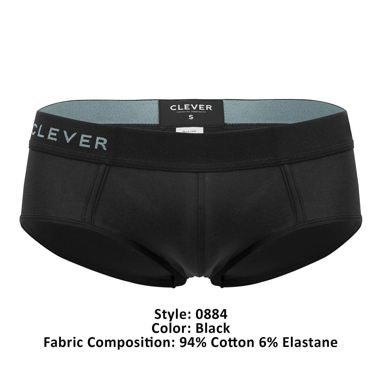 Clever Herrenunterwäsche Clever 0884 Karibik-Slip Farbe Schwarz