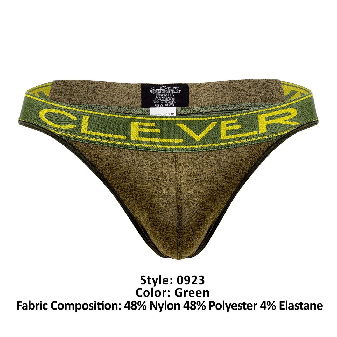 Clever Herrenunterwäsche Clever 0923 Fitness-Tangas Farbe Grün