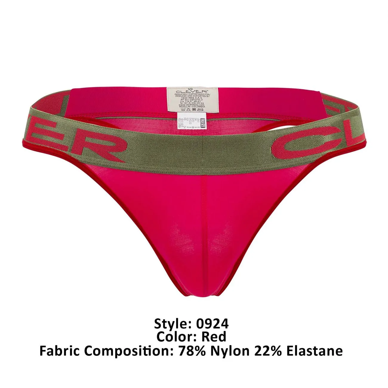 Clever Herrenunterwäsche Clever 0924 Cerise Tangas Farbe Rot