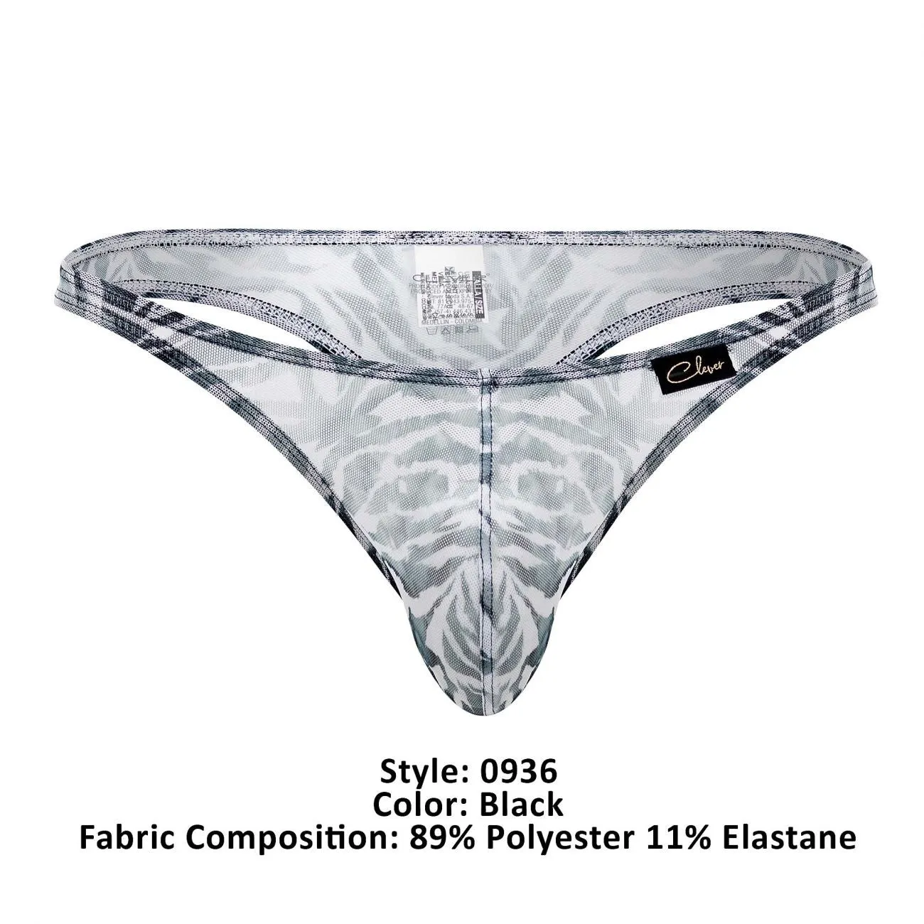 Clever Herrenunterwäsche Clever 0936 Einladende Tangas Farbe Schwarz