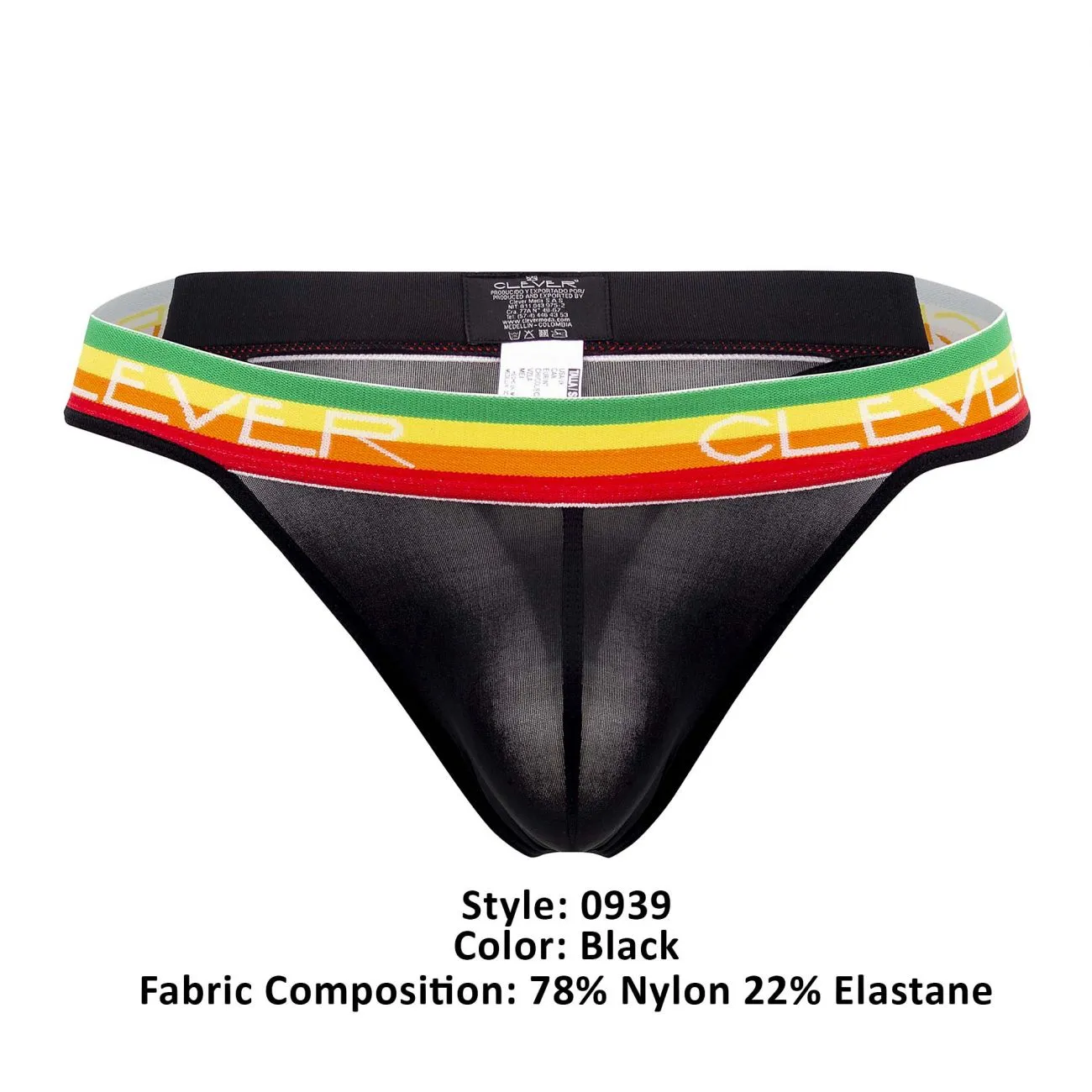Clever Herrenunterwäsche Clever 0939 Orion Tangas Farbe Schwarz