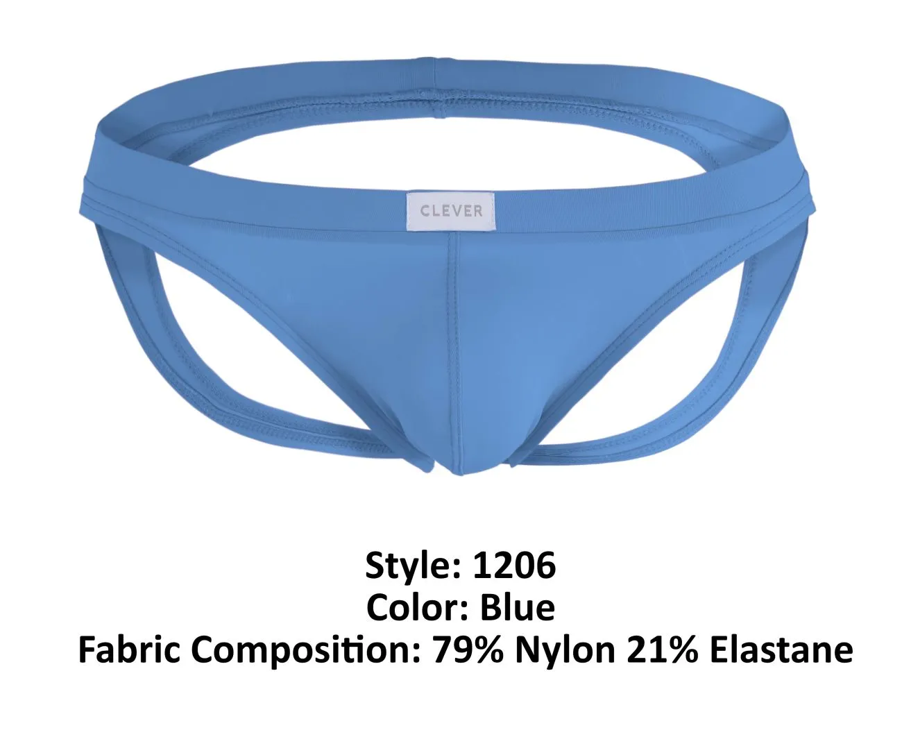 Clever Herrenunterwäsche Clever 1206 Engel-Jockstrap Farbe Blau