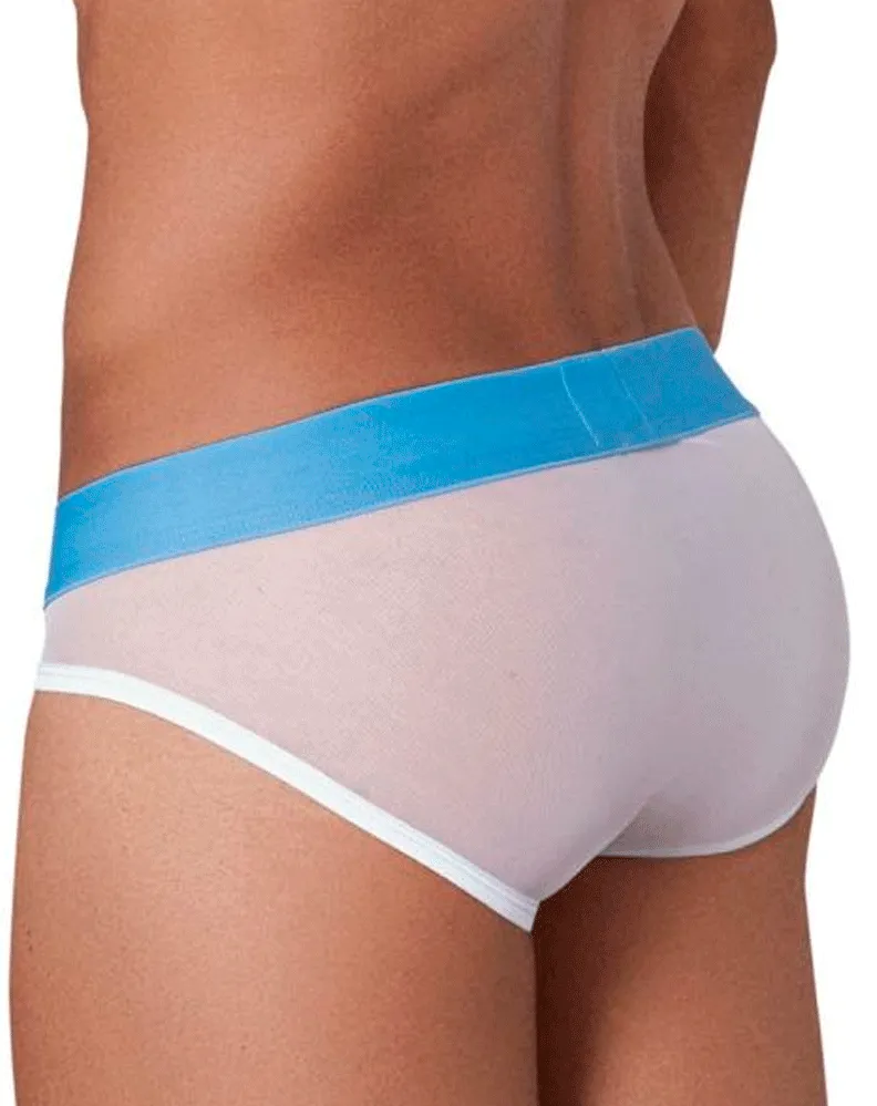 Clever Herrenunterwäsche Clever 1313 Rundrücken-Slip Weiß
