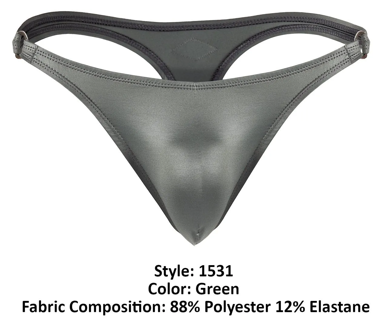 Clever Herrenunterwäsche Clever 1531 Gletscher String-Tanga Farbe Grün