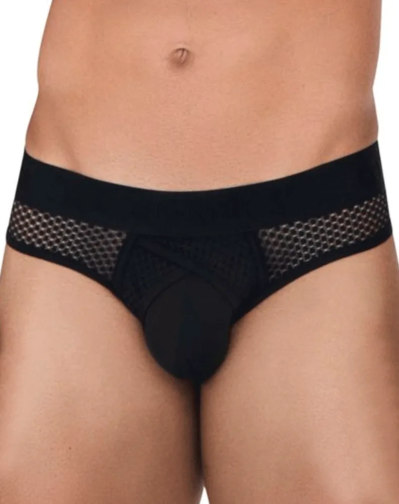 Clever Herrenunterwäsche Clever 1532 Swirl Slip Schwarz
