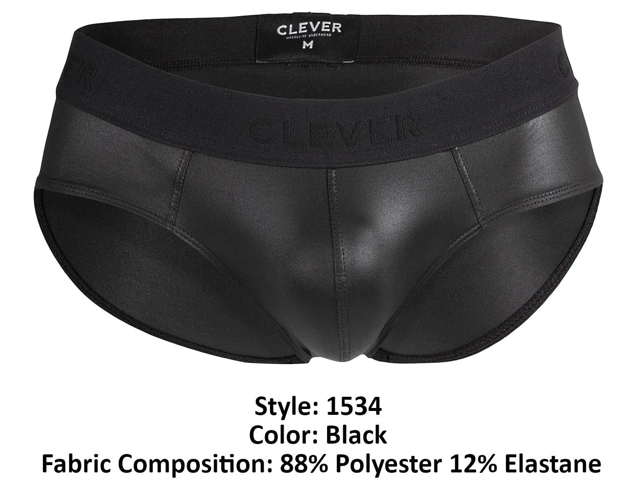Clever Herrenunterwäsche Clever 1534 Kraken Slip Farbe Schwarz