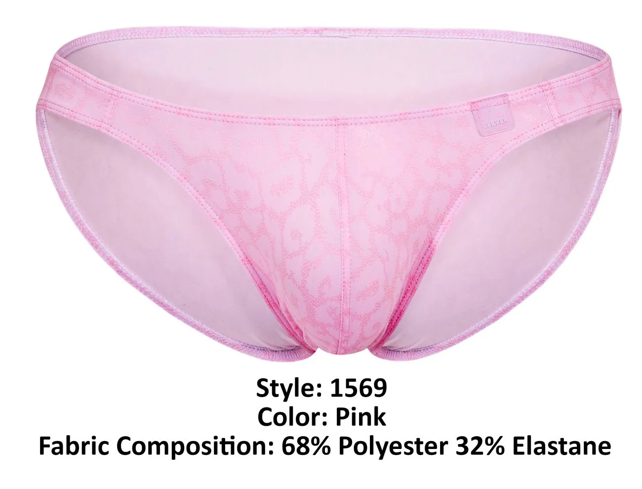 Clever Herrenunterwäsche Clever 1569 Glanz-Bikini Farbe Rosa
