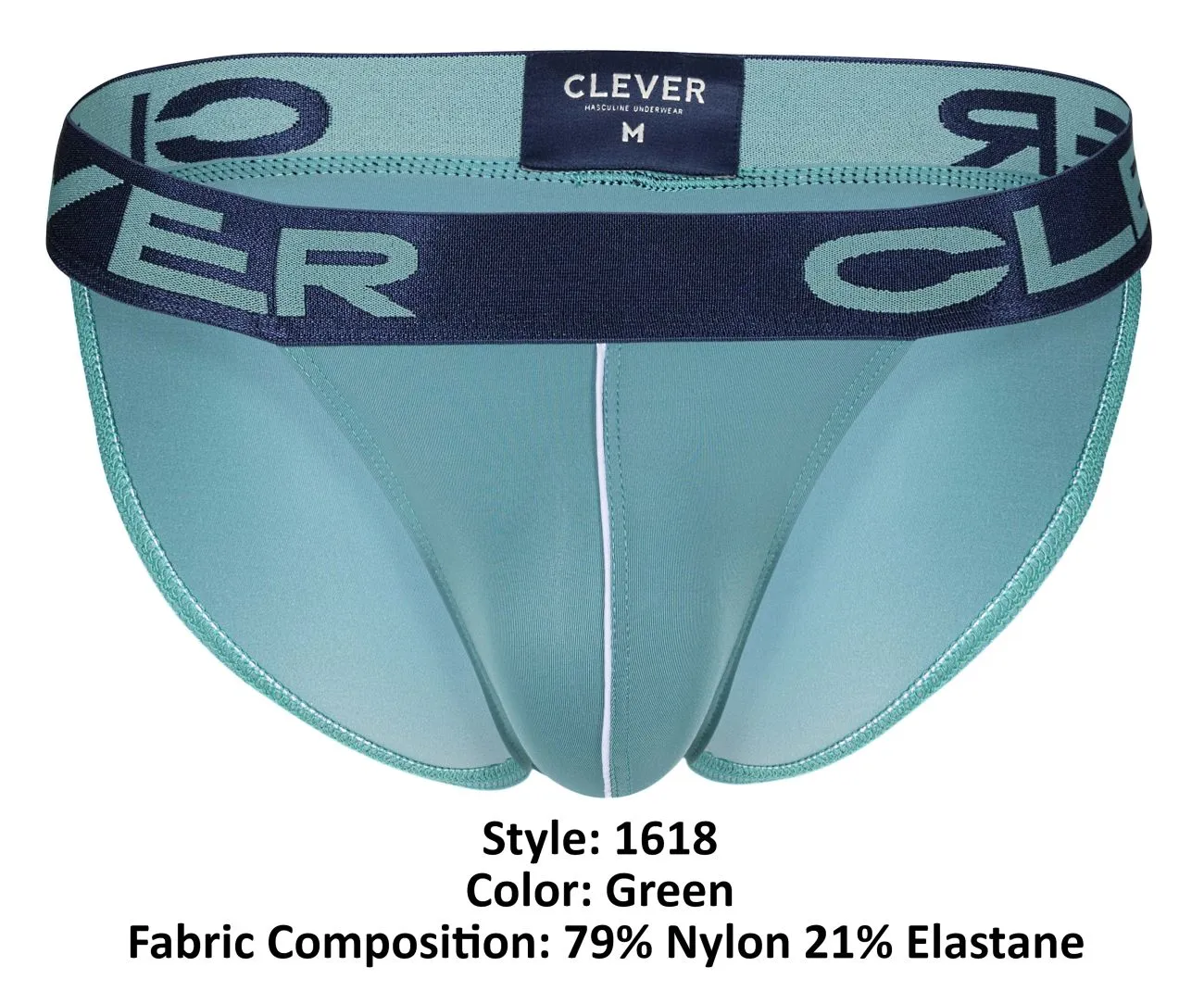 Clever Herrenunterwäsche Clever 1618 Mente Bikini Farbe Grün