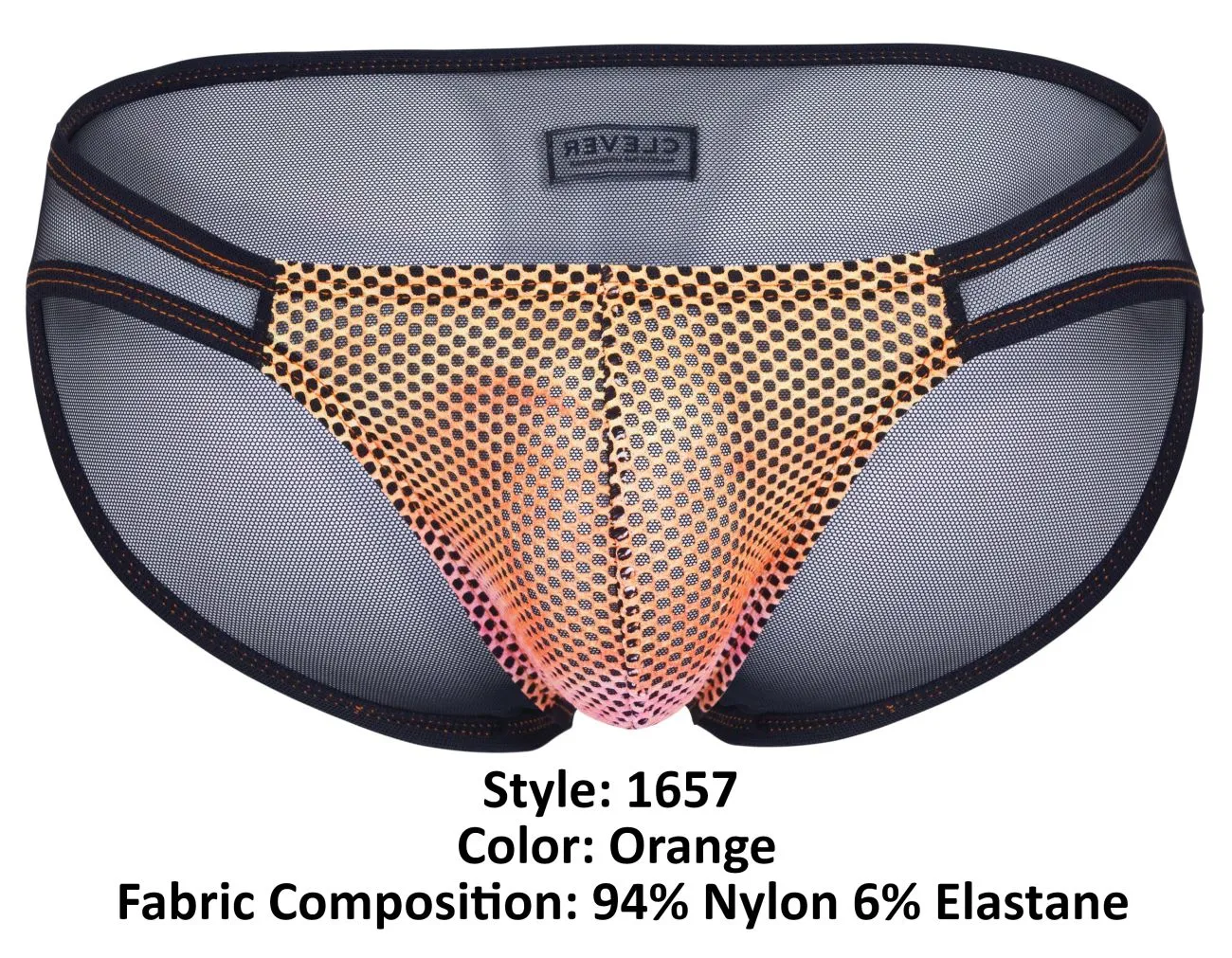 Clever Herrenunterwäsche Clever 1657 Mockery Bikini Farbe Orange