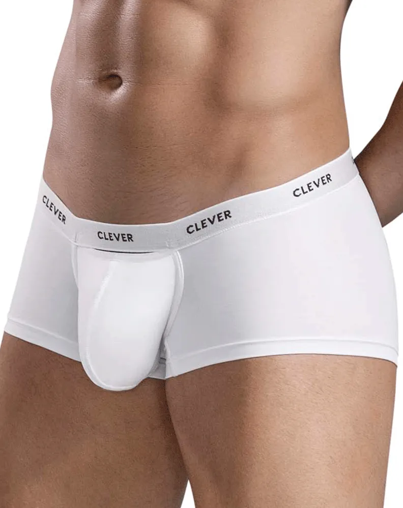 Clever Herrenunterwäsche Clever 1677 Luxus-Boxershorts Weiß