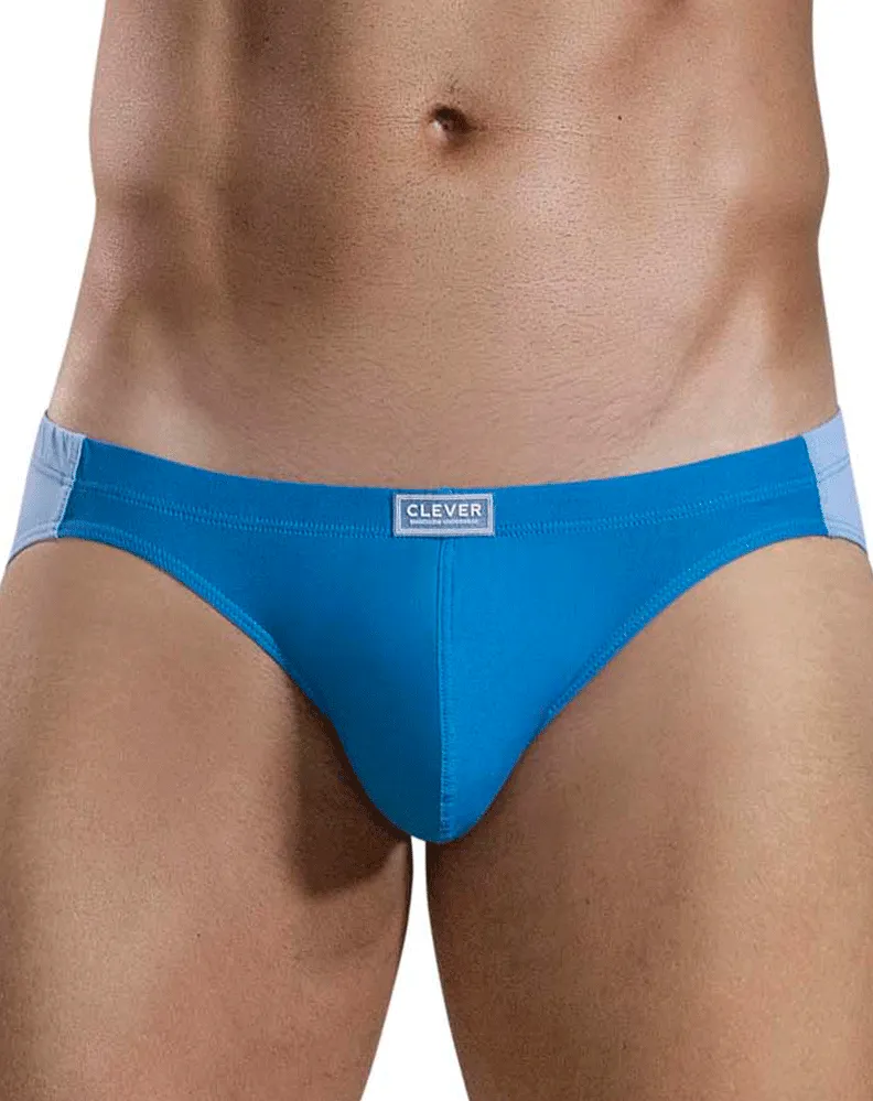 Clever Herrenunterwäsche Clever 1681 Zweifarbiger Bikini Blau