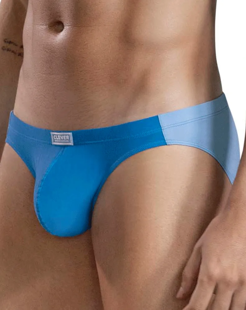 Clever Herrenunterwäsche Clever 1681 Zweifarbiger Bikini Blau