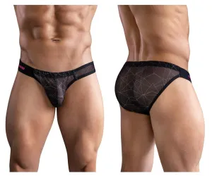 Clever Herrenunterwäsche Clever 1747 Geometrischer Bikini Farbe Schwarz