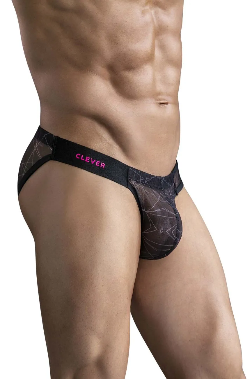 Clever Herrenunterwäsche Clever 1747 Geometrischer Bikini Farbe Schwarz