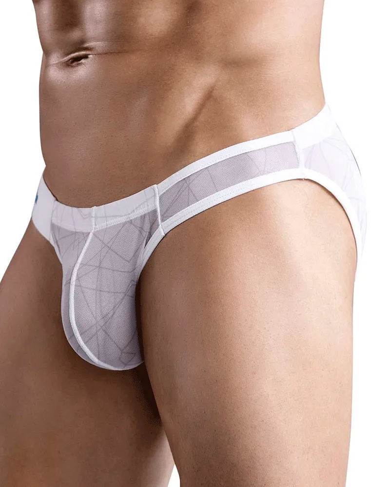 Clever Herrenunterwäsche Clever 1747 Geometrischer Bikini Weiß