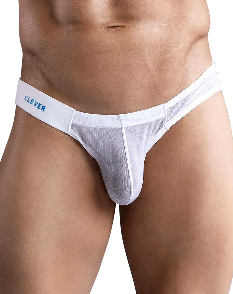 Clever Herrenunterwäsche Clever 1747 Geometrischer Bikini Weiß