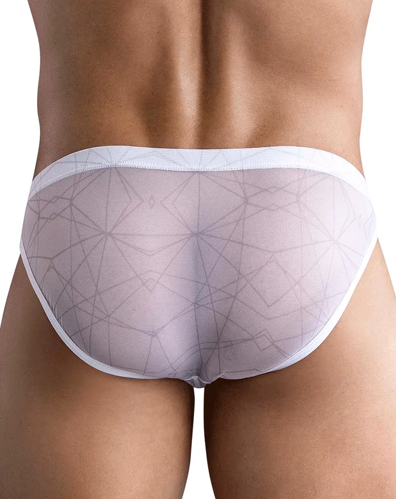 Clever Herrenunterwäsche Clever 1747 Geometrischer Bikini Weiß