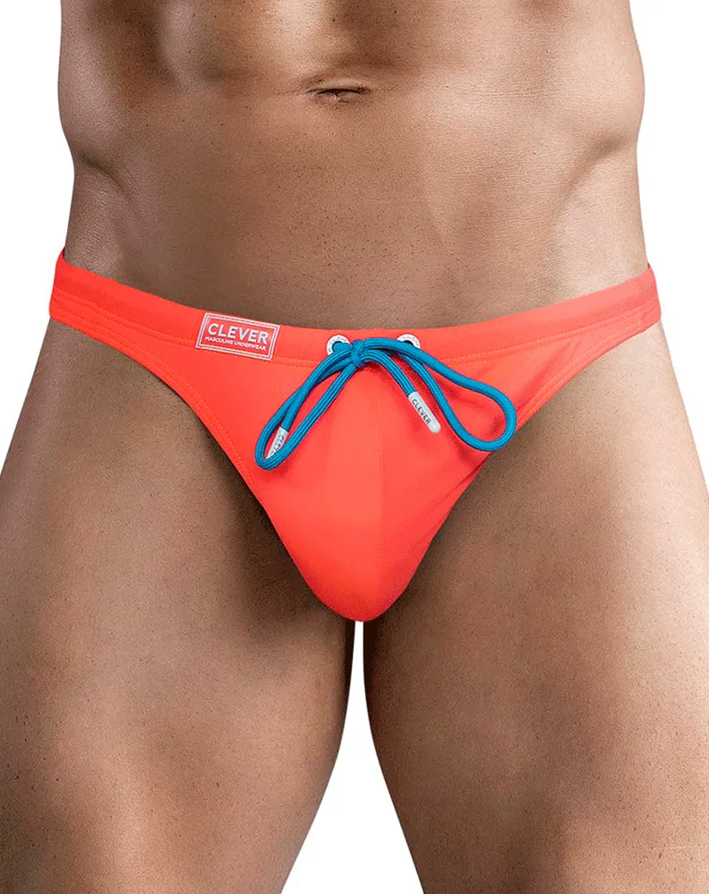Clever Herrenunterwäsche Clever 1764 Vivo Badeslip Orange
