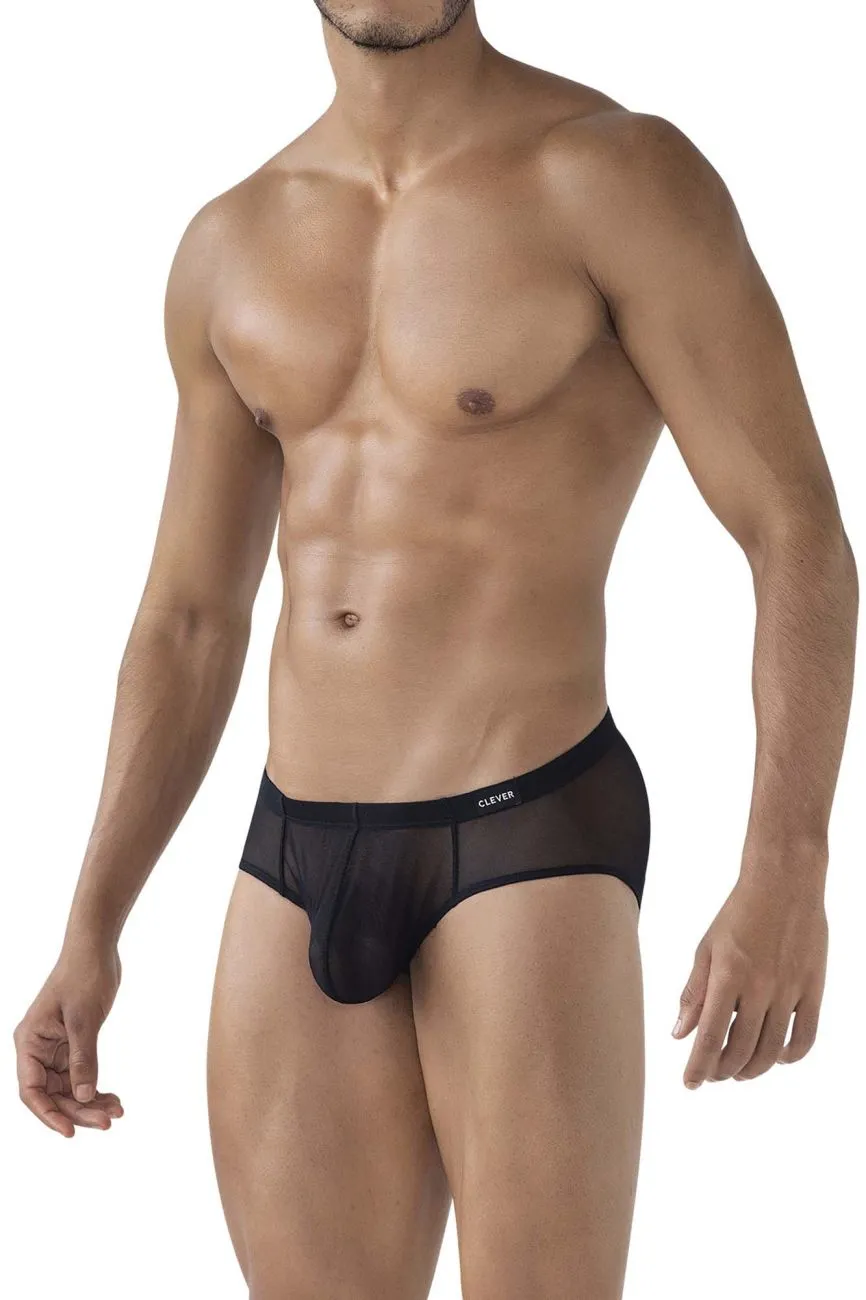Clever Herrenunterwäsche Clever 519962 3er Pack Australische Latex-Slip Slips Farbe Rot-Schwarz-Weinrot