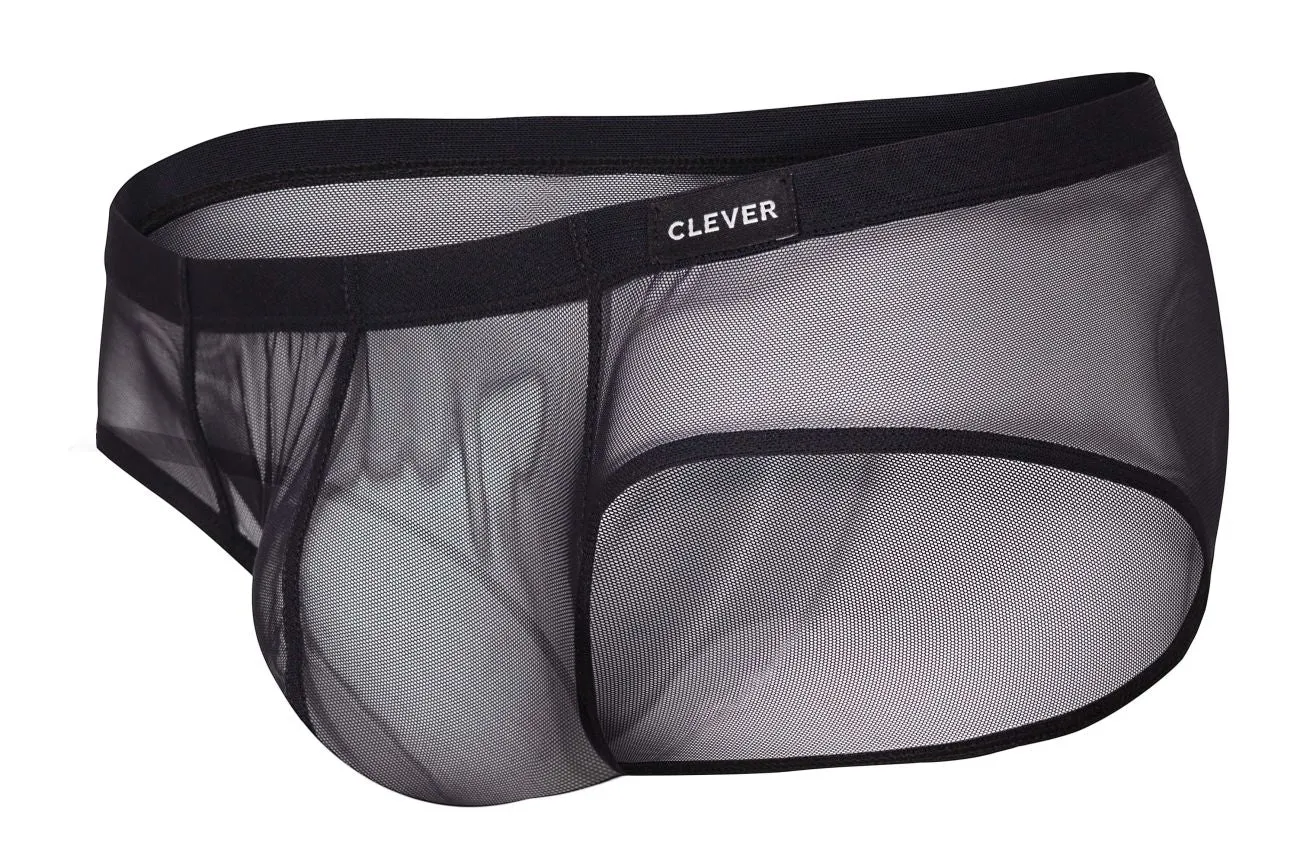 Clever Herrenunterwäsche Clever 519962 3er Pack Australische Latex-Slip Slips Farbe Rot-Schwarz-Weinrot