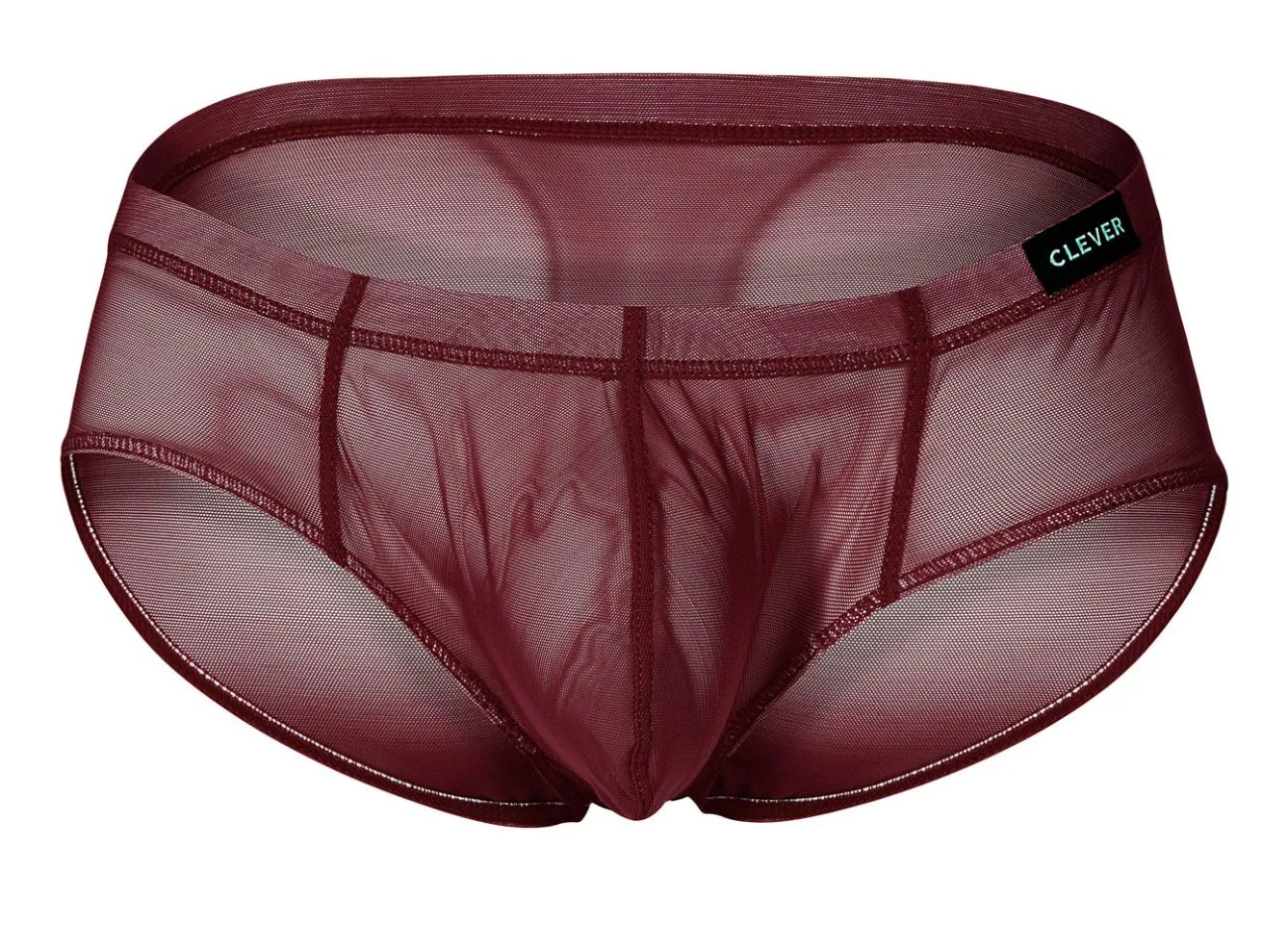 Clever Herrenunterwäsche Clever 519962 3er Pack Australische Latex-Slip Slips Farbe Rot-Schwarz-Weinrot