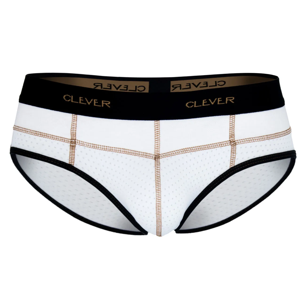 Clever Herrenunterwäsche Clever 5317 Süßheits-Paspel-Slip Farbe Weiß