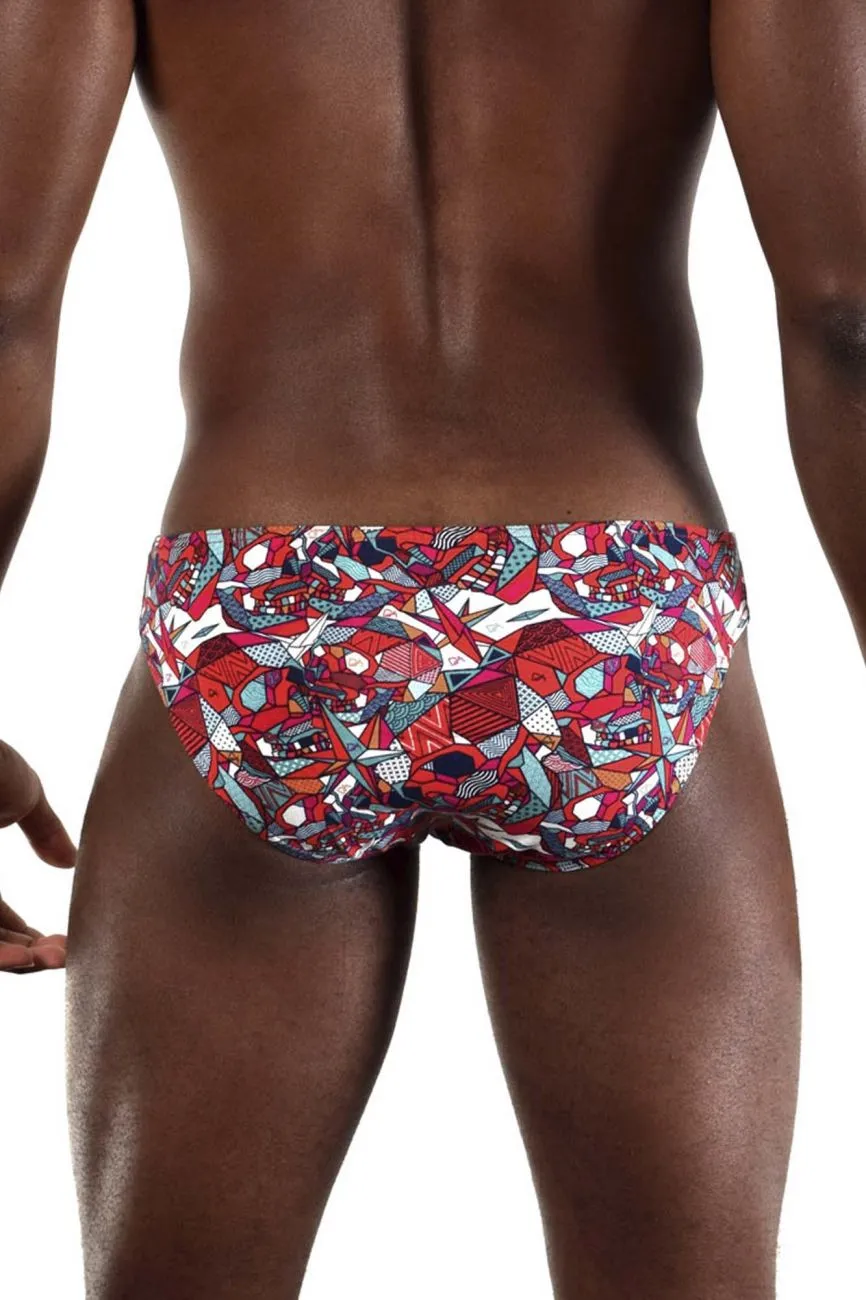 Bekleidung_Doreanse_Herrenunterwäsche Doreanse 1243-PRN Pop-Art-Bikini Farbig Bedruckt